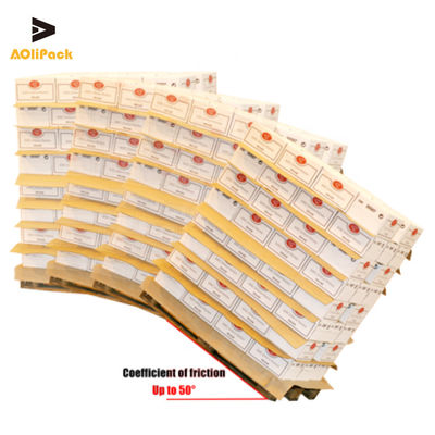 241um Thickness Anti Slip Paper Sheets 5.88KN / M Untuk Pemuatan Kontainer
